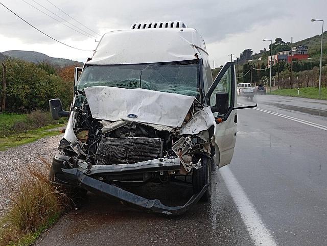 φορτηγό τροχαίο Ηρακλείου Μοιρών