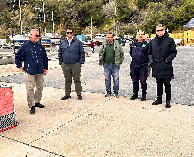 Τον Δήμο Μαλεβιζίου επισκέφθηκαν στελέχη του Ευρωπαϊκού Οργανισμού για την Ασφάλεια στη Θάλασσα