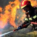 Πυρκαγιά σε χορτολιβαδική έκταση στο Γερακάρι Ρεθύμνου