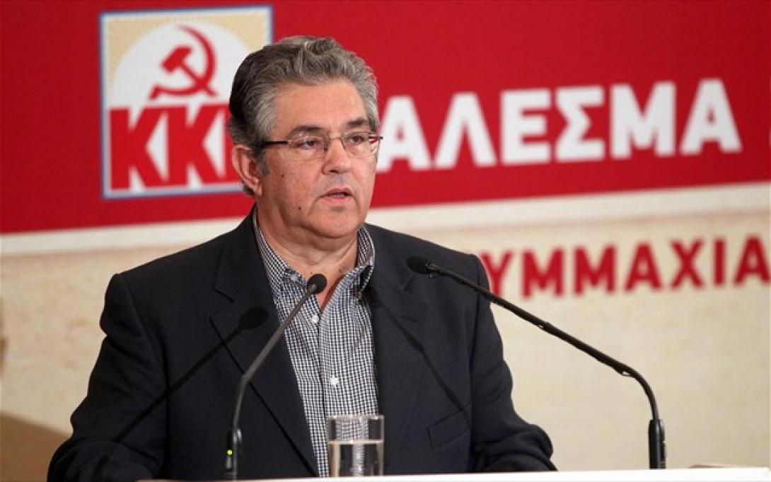 «Η χώρα οδεύει σε εκλογές» ανέφερε ο γγ της ΚΕ του ΚΚΕ,Δημήτρης Κουτσούμπας